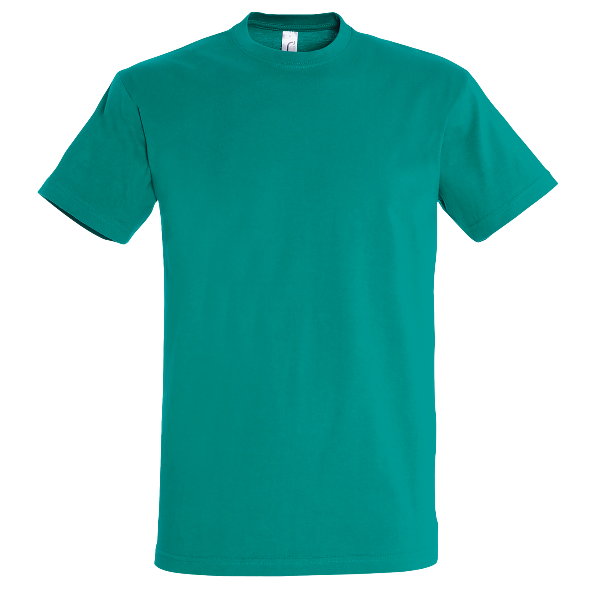 Black Sols classic fit men's T-shirt with crew neckline, displayed on a white background.