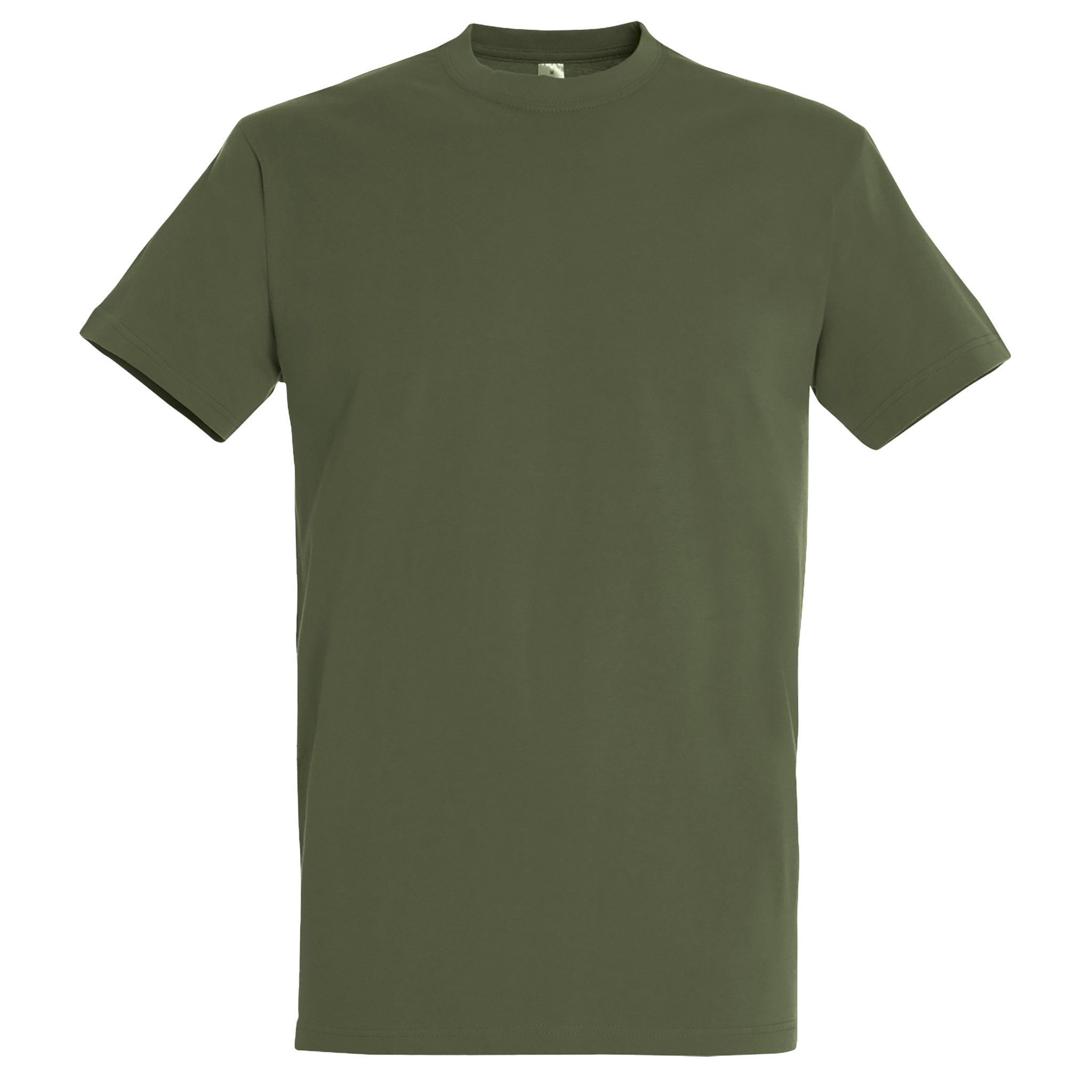 Black Sols Imperial classic fit men's T-shirt with round neckline, displayed flat on a white background.