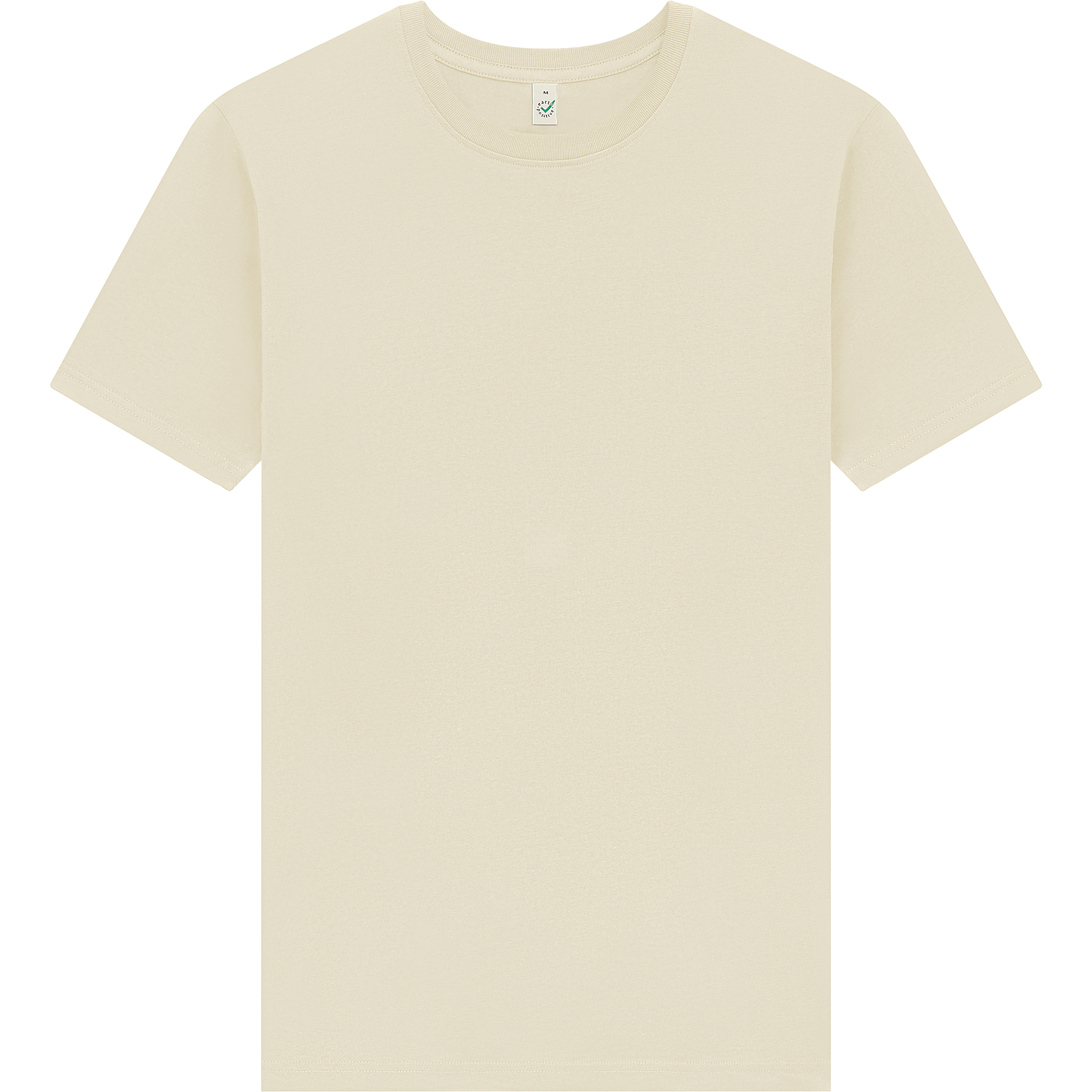 Earth Positive® Premium Jersey T-Shirt EP185 in Bon Front, front view showing soft cotton fabric and classic fit.