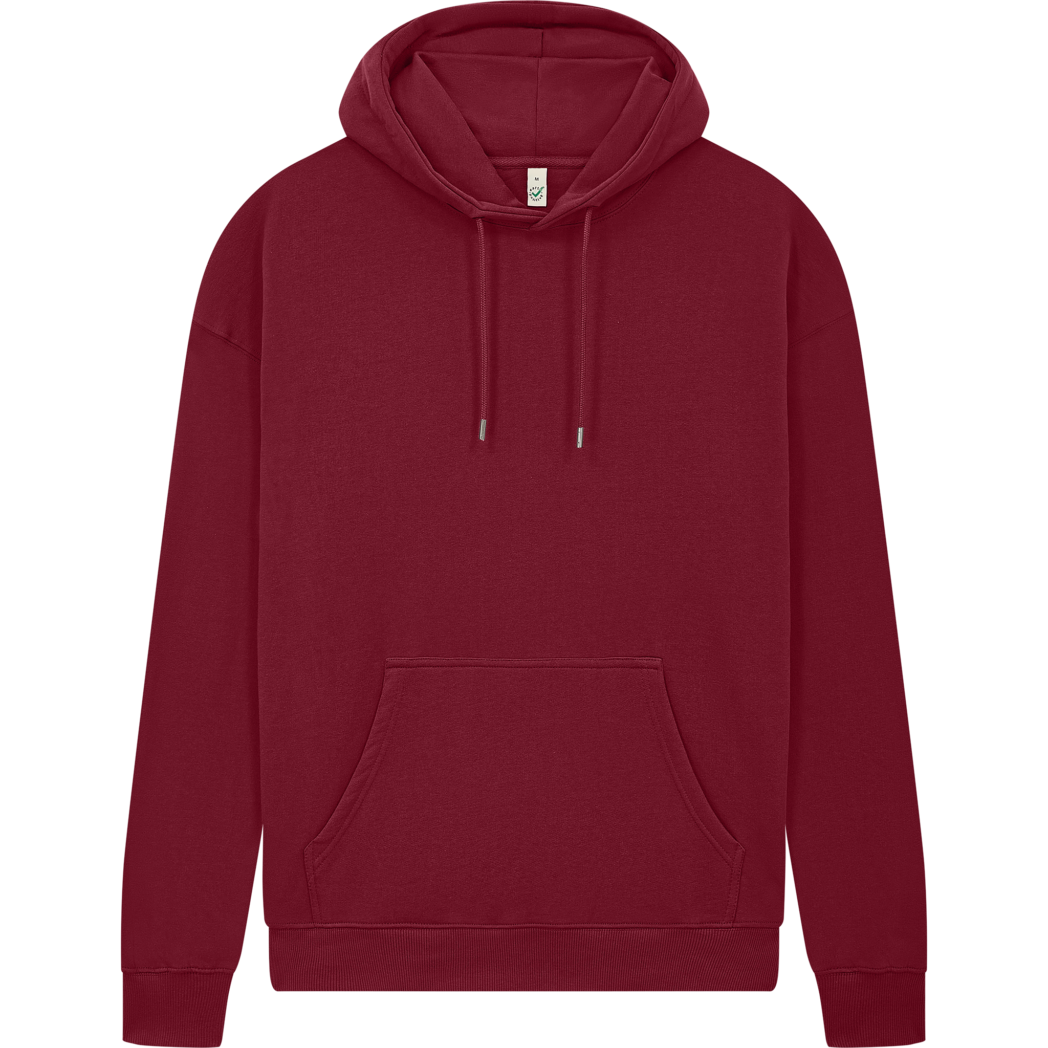 Earth Positive® EP301 pullover hoodie in cream color, front view showing soft fabric and classic hoodie design.