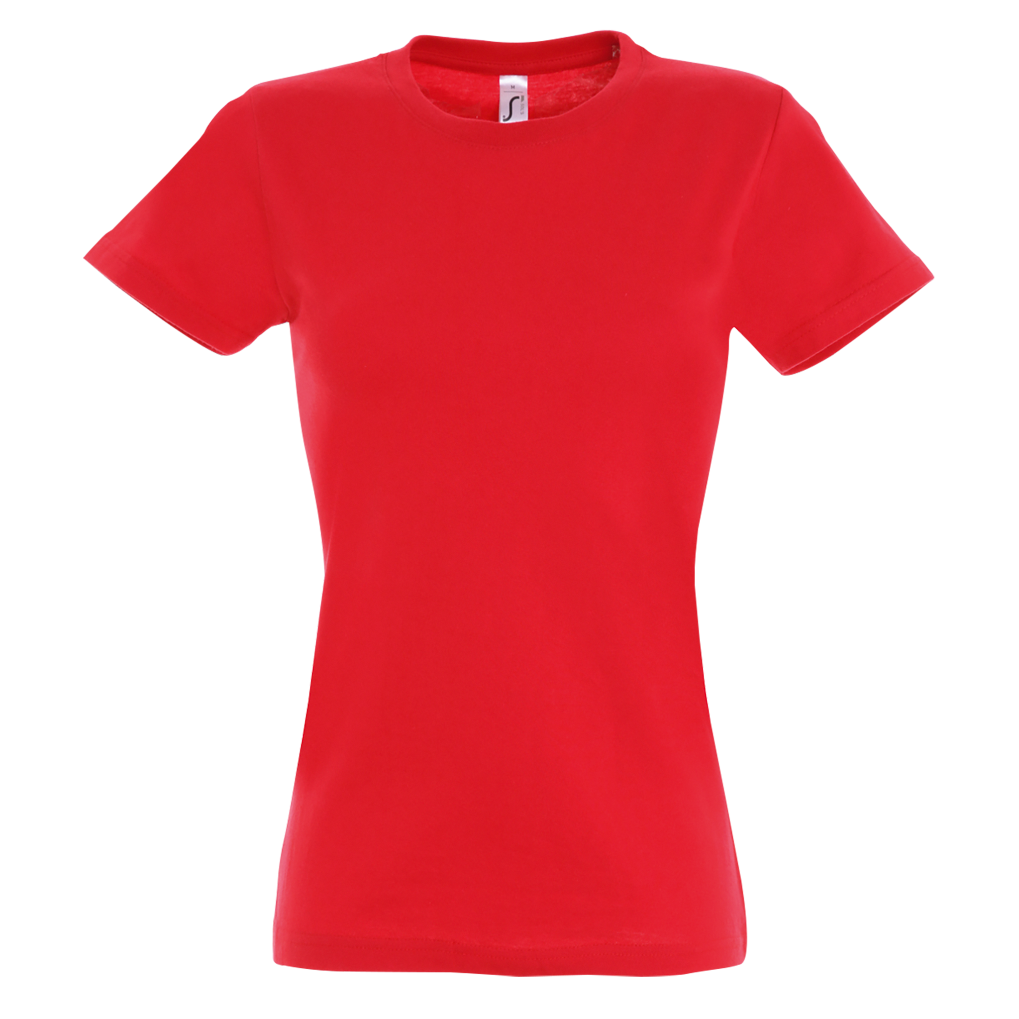 Sol's Imperial Women classic fit T-shirt for women, soft fabric, round neckline, light color, worn by a model.