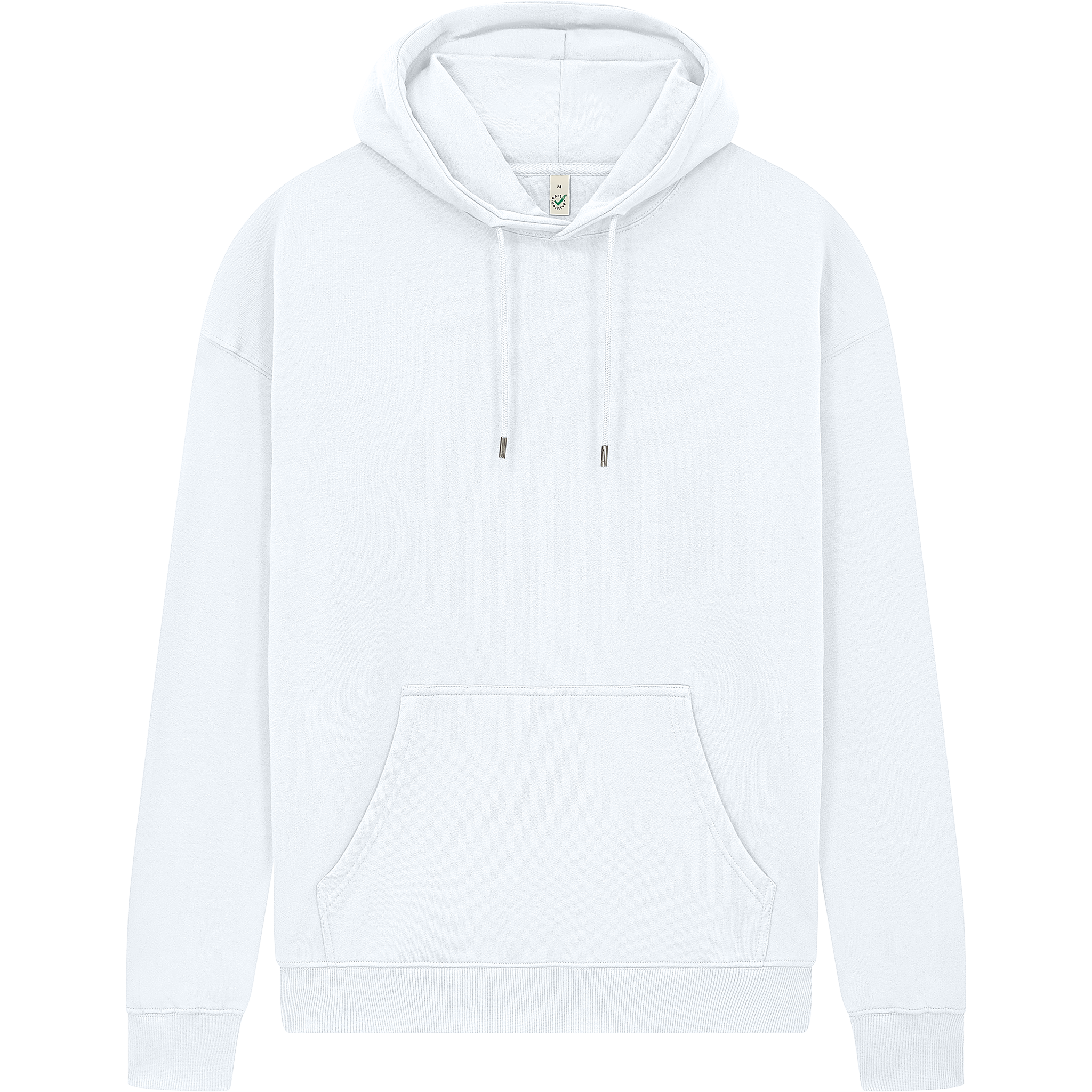 White Earth Positive® EP301 pullover hoodie with front view, soft fabric, and comfortable fit.