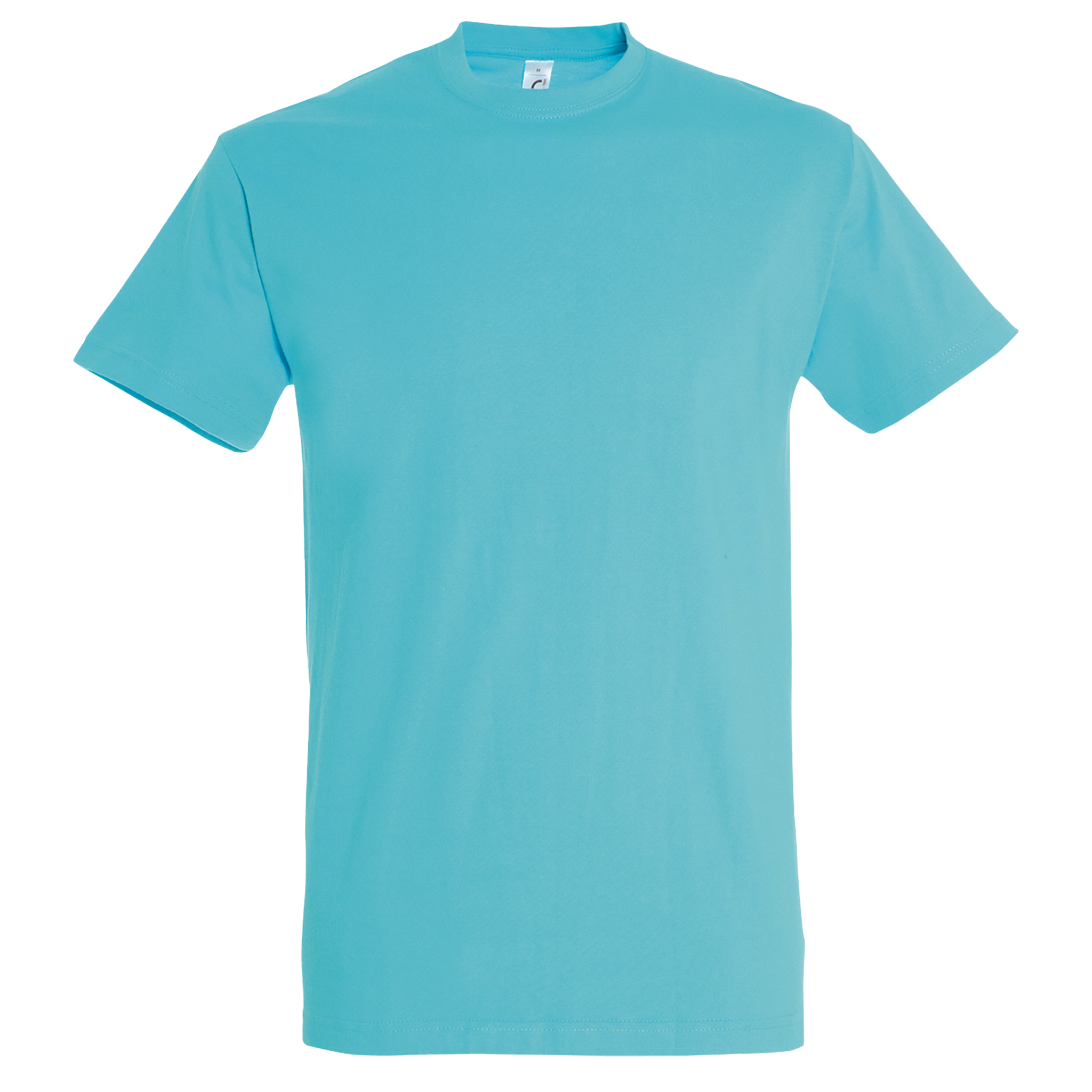 Black Sols Klasiskā piegriezuma vīriešu T-krekls with round neck and short sleeves, front view.