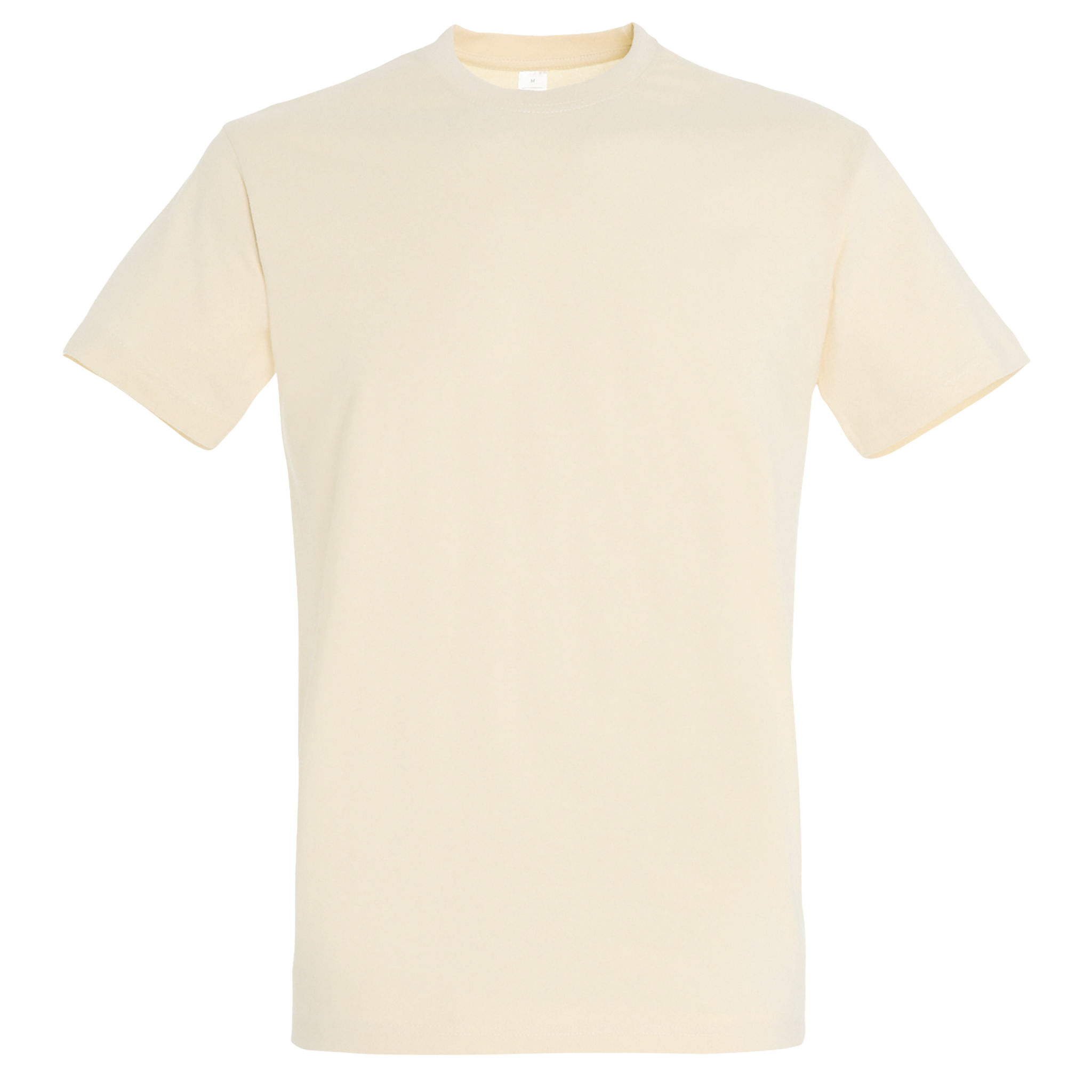 Sol's classic men's T-shirt in imperial style, shown in black with a round neckline and short sleeves, casual fit.