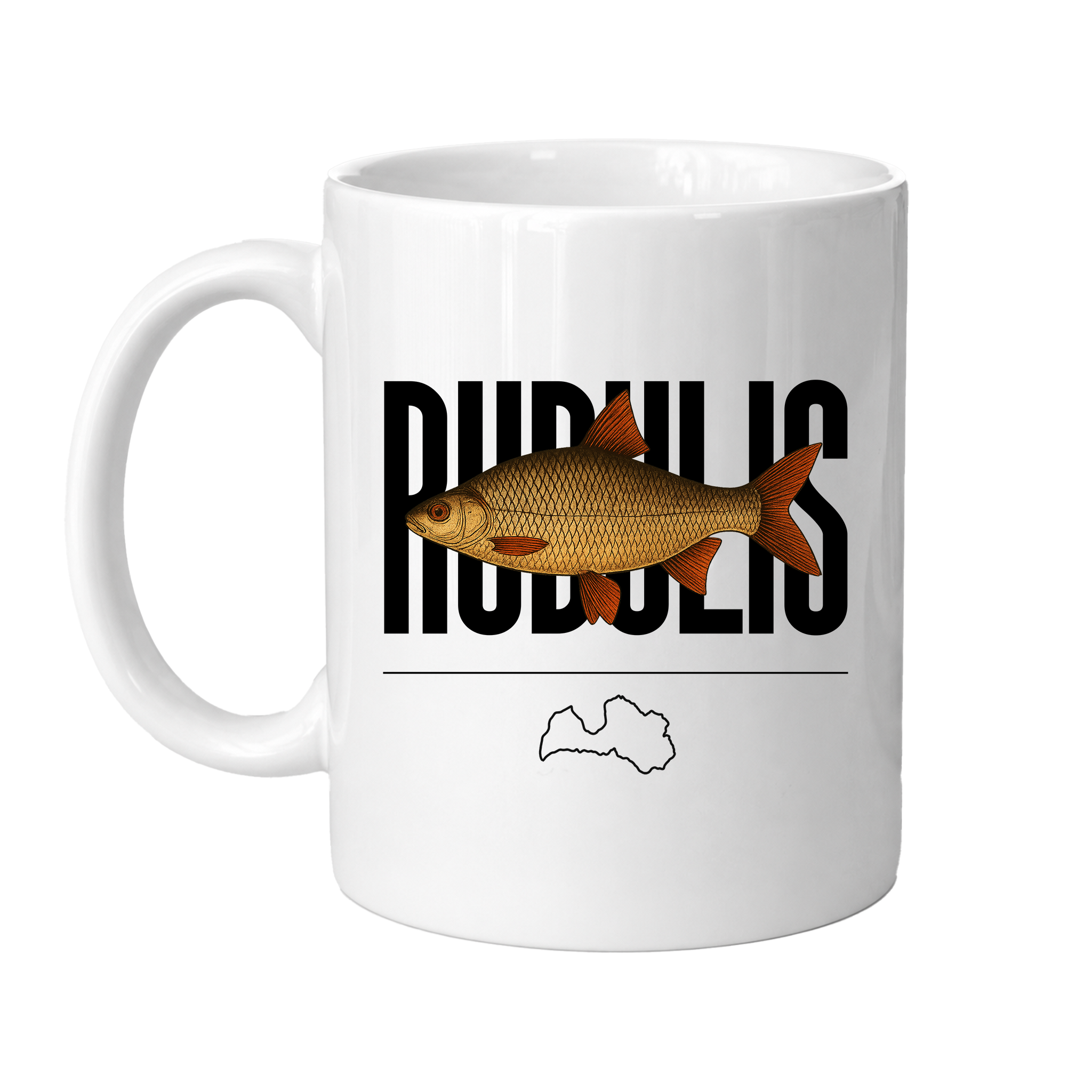 Makšķernieka loms krūze "Rudulis"