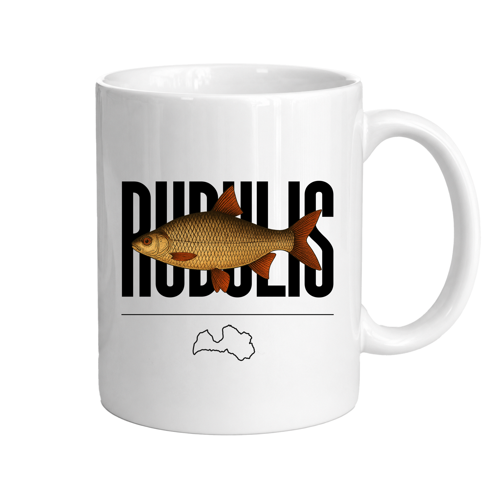 Makšķernieka loms krūze "Rudulis"