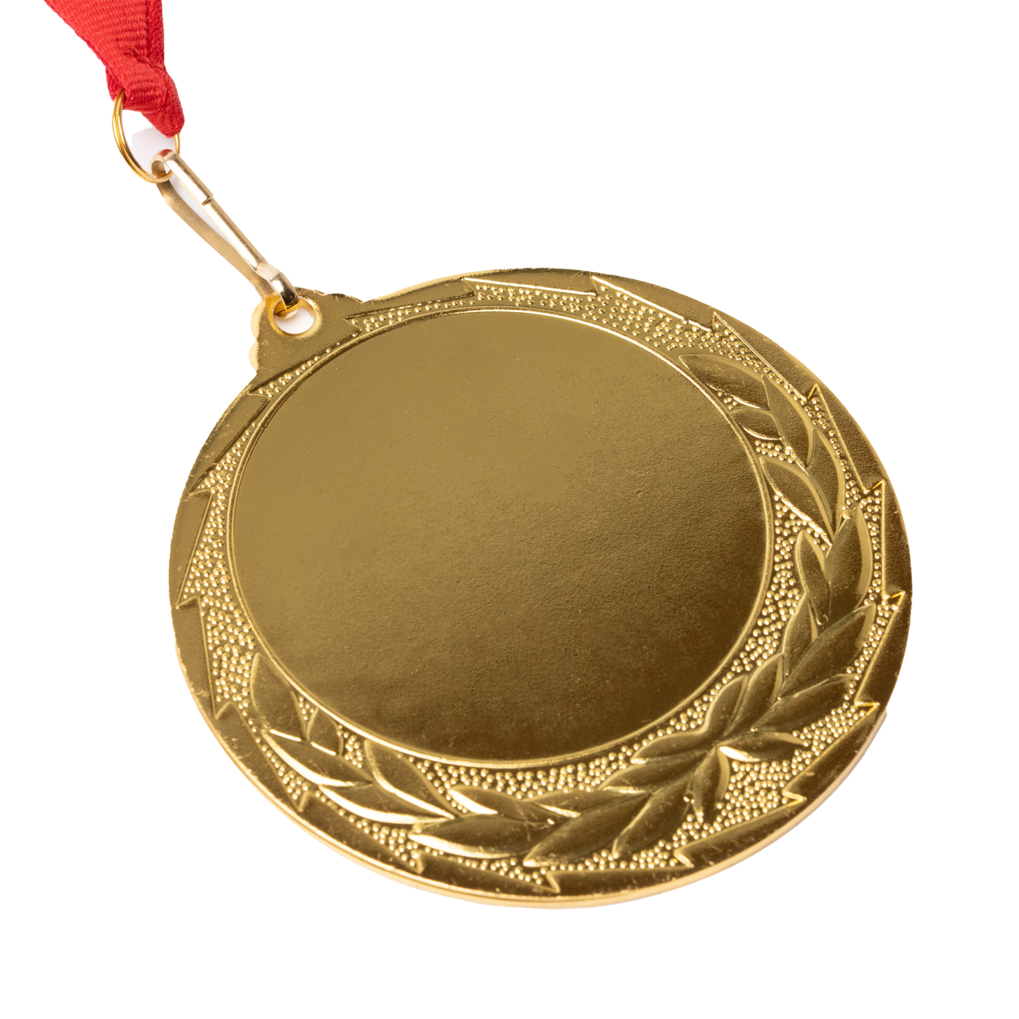 Large premium medal with laser engraving, ideal as a gift, featuring detailed craftsmanship and a polished finish.