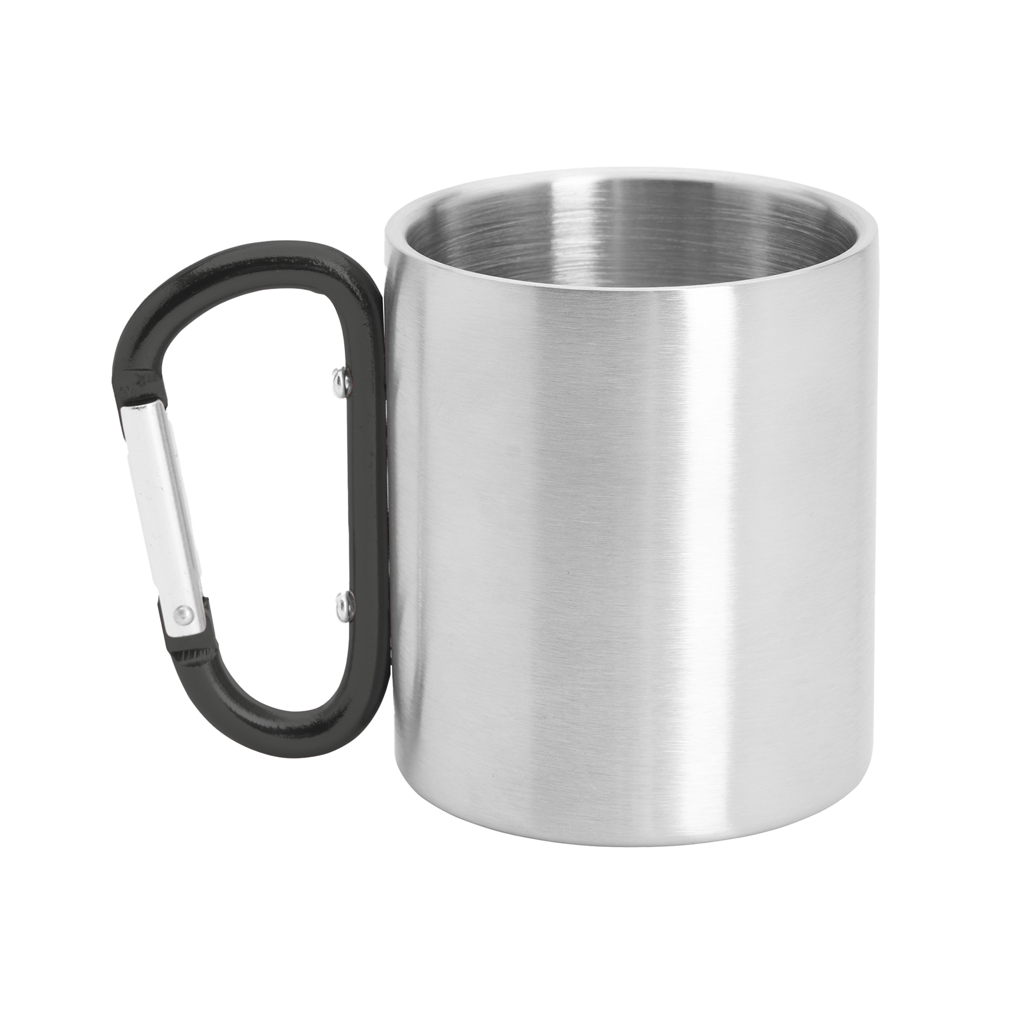 Kombis 230ml hiking thermos mug with a carabiner handle, ideal for outdoor adventures and gift-giving.