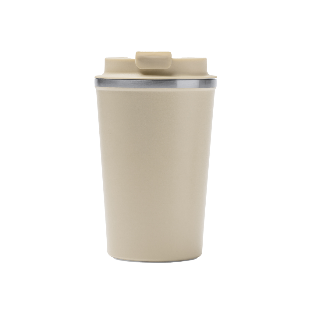 Kombis premium 450ml termokrūze ar lāzergravējumu, dāvana, stāv vertikāli ar izsmalcinātu dizainu un logo uz virsmas