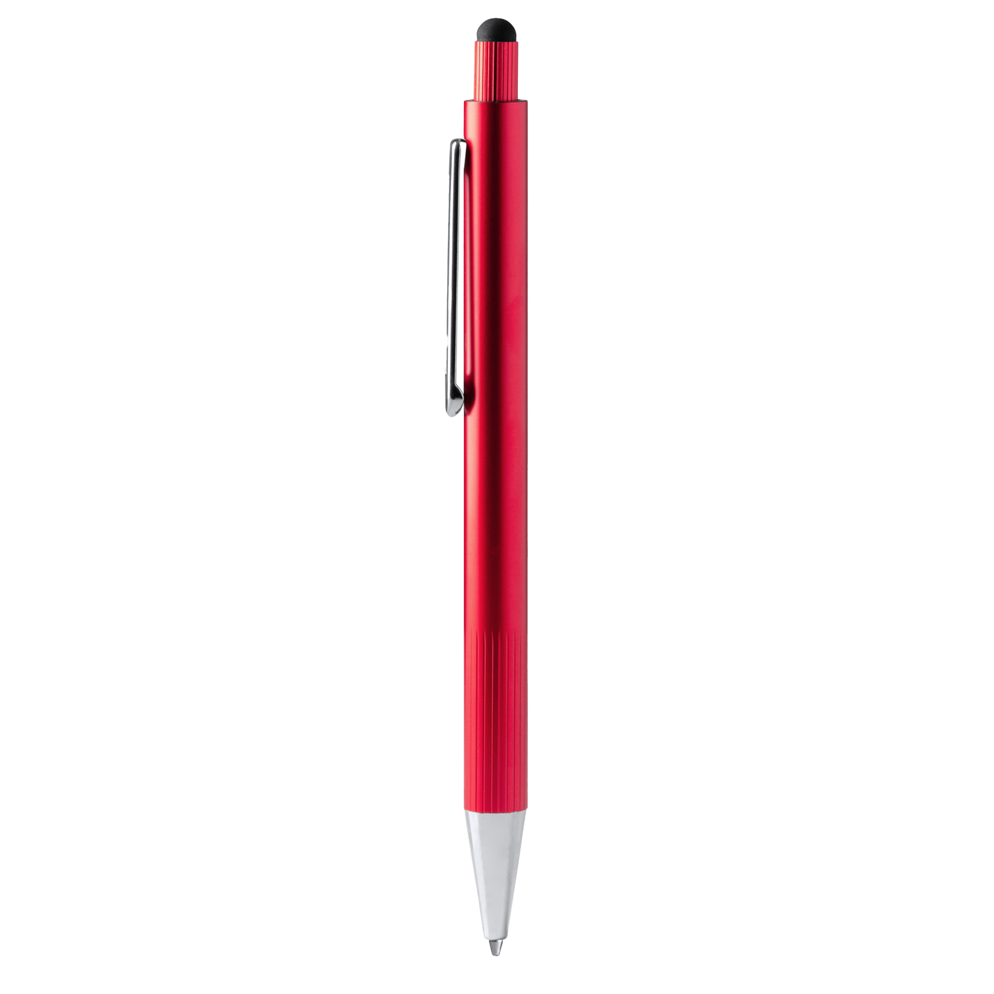 Personalizēta alumīnija pildspalva ar skārienjutīgo uzgali, ideāla dāvana no Kombis, ar personalizētu dizainu un ērtu uzgali.