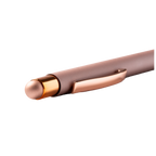 Kombis Eleganta Soft-Touch Pildspalva dāvana with laser engraving, featuring a sleek design and smooth touch finish.