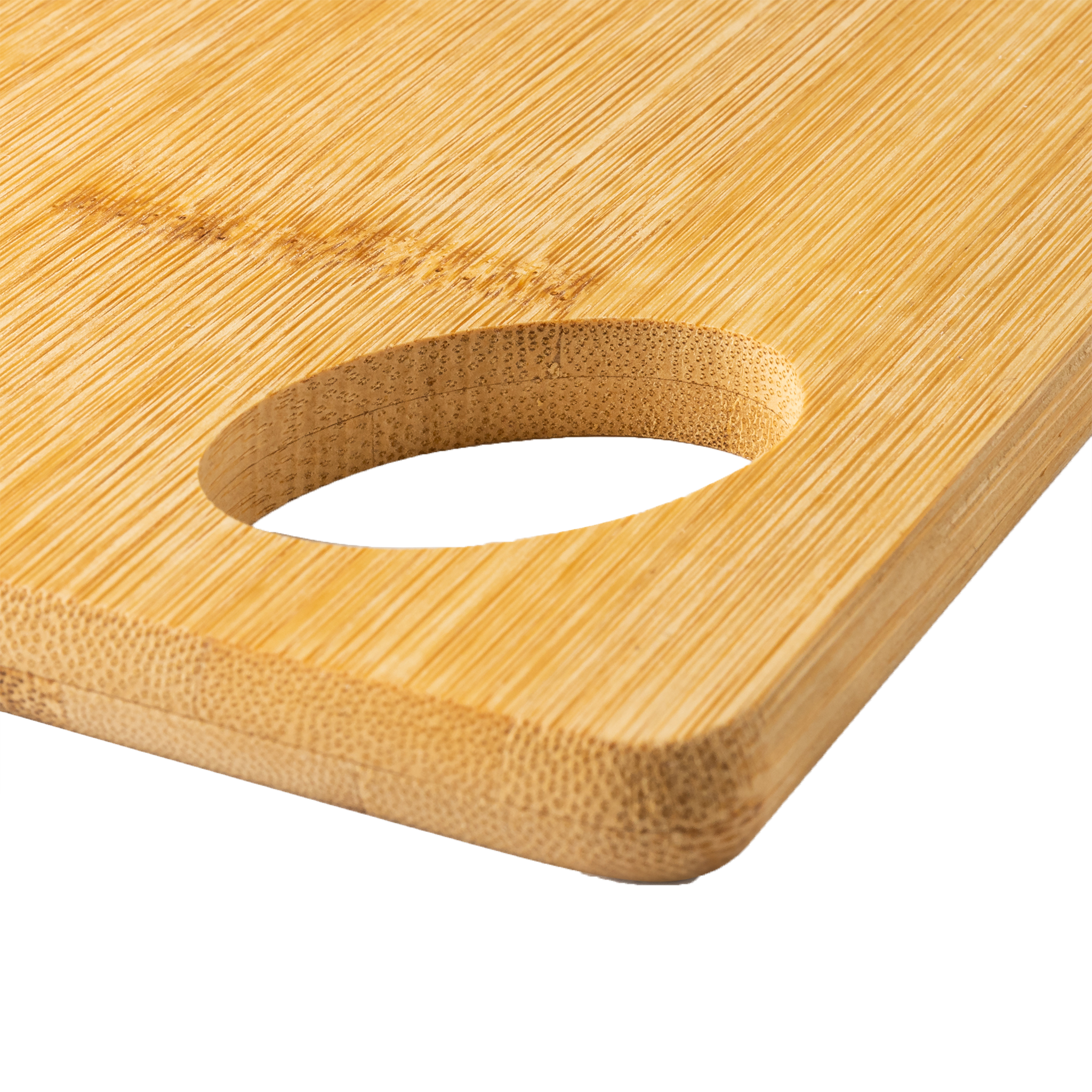 Personalized bamboo kitchen serving board by Kombis, natural wood finish, ideal as a custom gift for culinary enthusiasts.