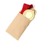 Personalized metal medal with laser engraving, ideal as a custom gift from Kombis, featuring detailed engraved design.