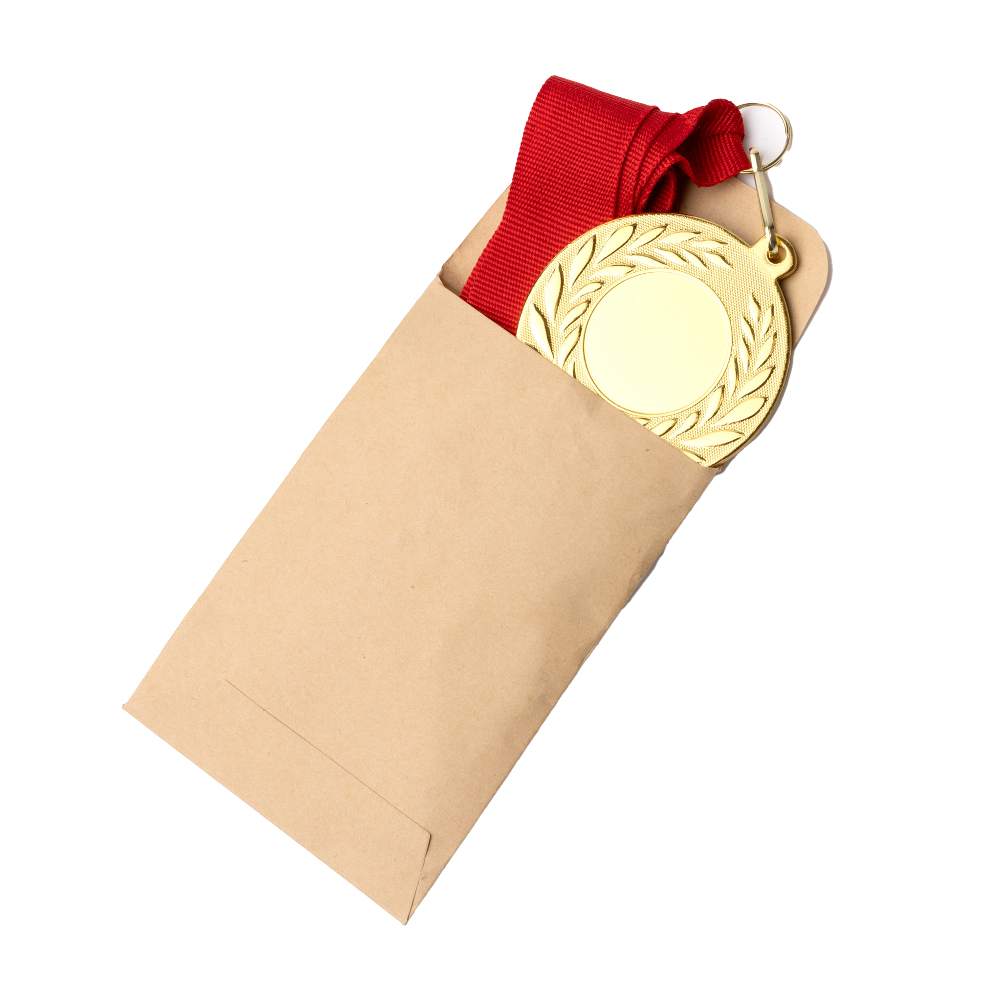 Personalized metal medal with laser engraving, ideal as a custom gift from Kombis, featuring detailed engraved design.