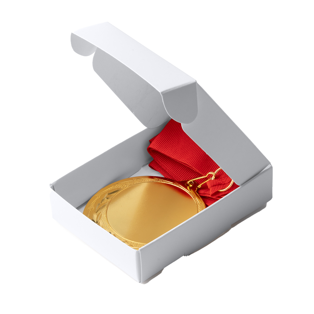 Large laser-engraved premium medal from Kombis, ideal as a gift, showcasing detailed craftsmanship and elegant design.