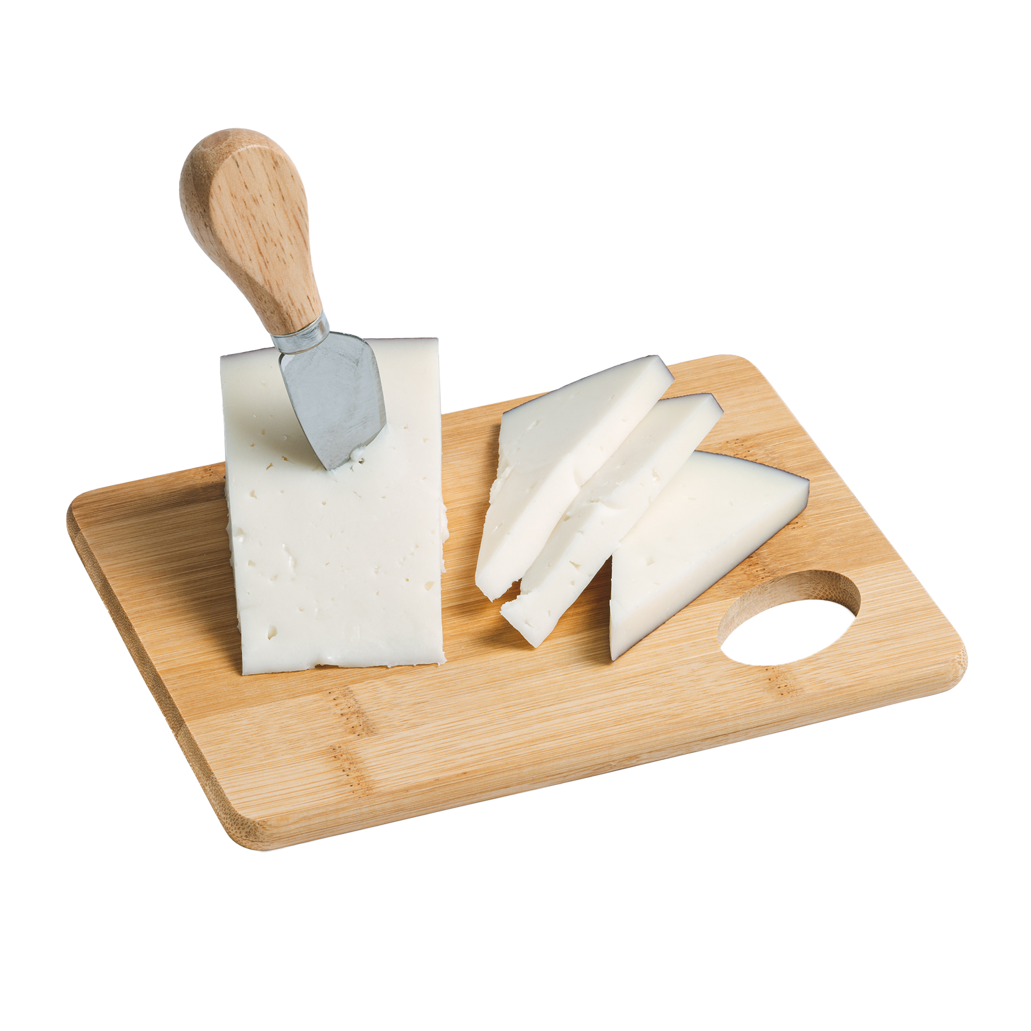 Personalized bamboo kitchen serving tray by Kombis, natural wood finish with customizable engraved design, ideal gift for home.