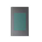 Personalized external 4000mAh power bank by Kombis, showing a sleek portable charger with customized design on the surface.