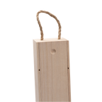 Personalizēta koka vīna pudeļu kaste ar rokturi, dāvana no Kombis, elegantas dizaina, piemērota vīna glabāšanai un pārnēsāšanai.