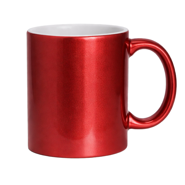 Sarkanas krāsas sublimācijas krūze ar apdruku, 330ml