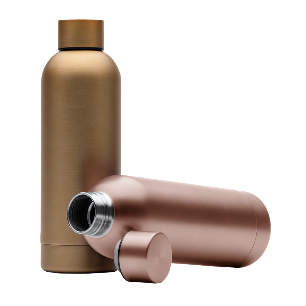 Kombis 550ml premium stainless steel thermos with laser engraving, ideal gift, showing sleek design and durable construction.