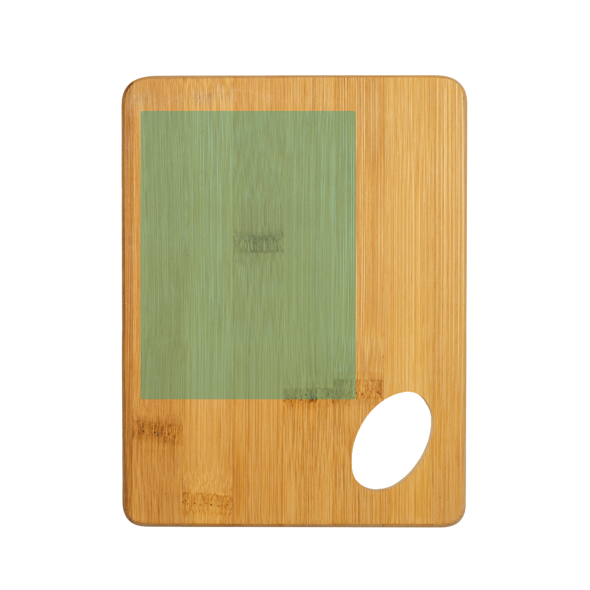 Personalized bamboo kitchen tray by Kombis, featuring custom engraving, ideal as a special gift for home cooking and serving.