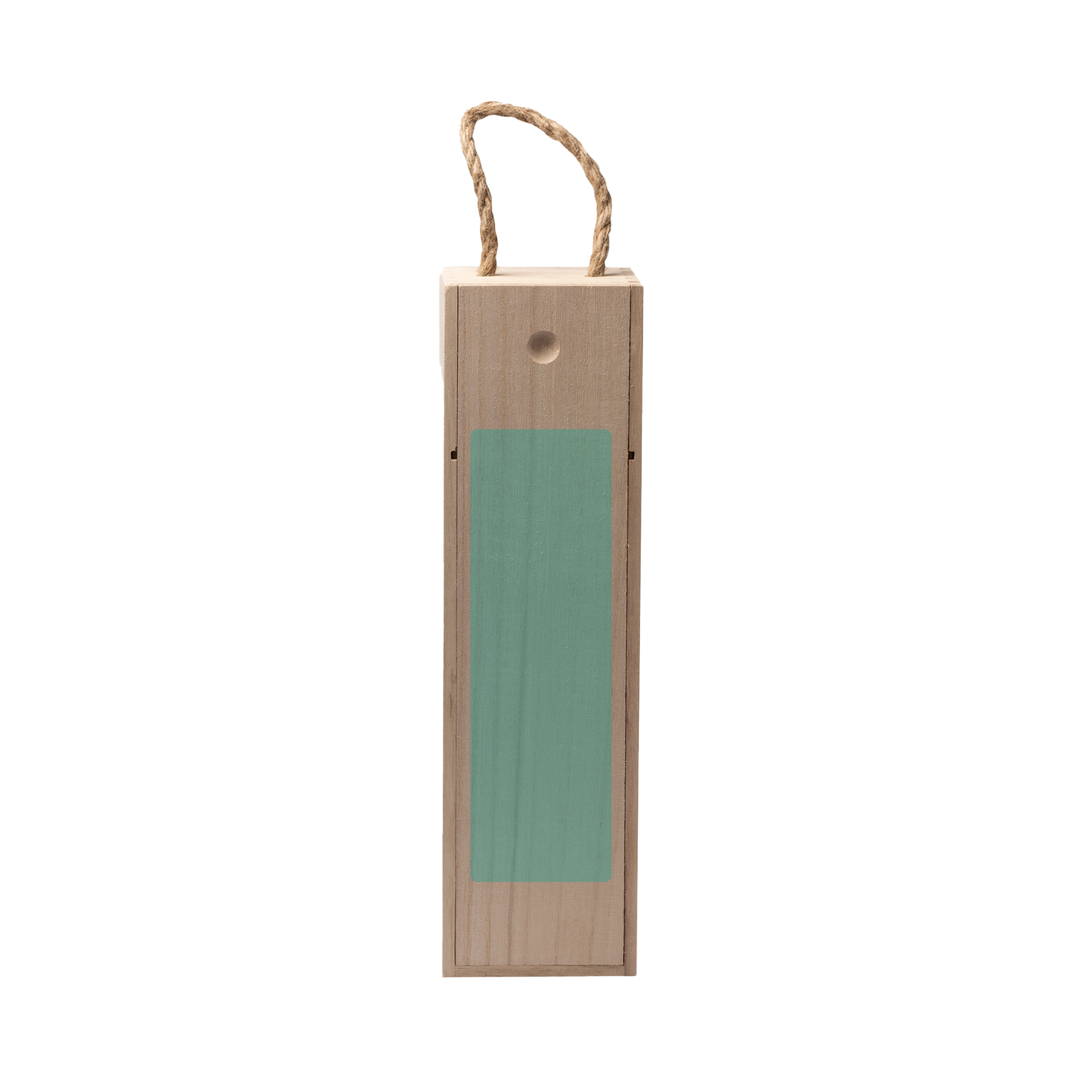 Personalizēta koka vīna pudeļu kaste ar rokturi, dāvana no Kombis, rāda elegantu, personalizētu vīna krātuvi ar rokturi.