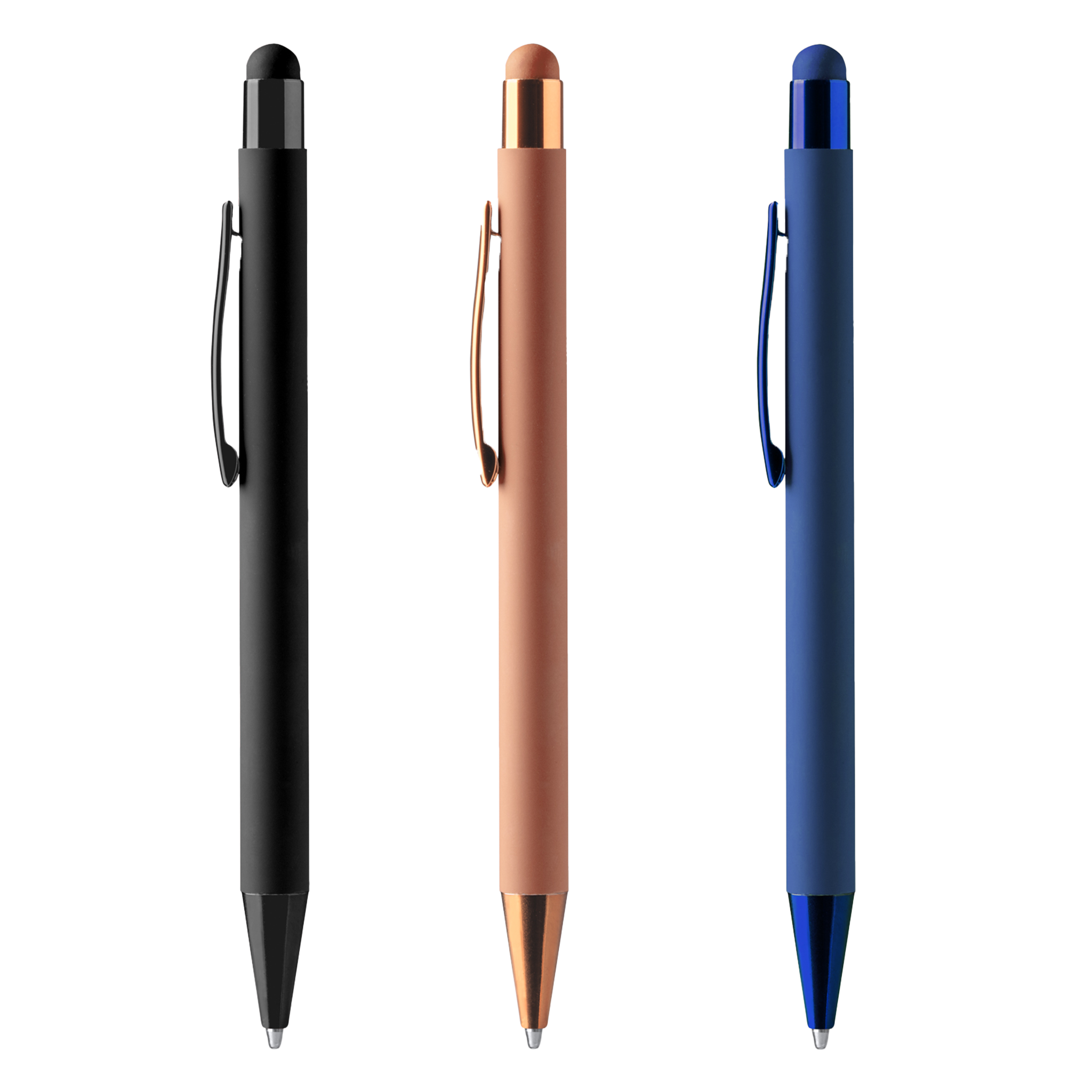 Kombis Eleganta Soft-Touch pildspalva ar lāzergravējumu, elegantas dāvanas priekšmetu ar gludu, mīkstu virsmu un personalizētu gravējumu.