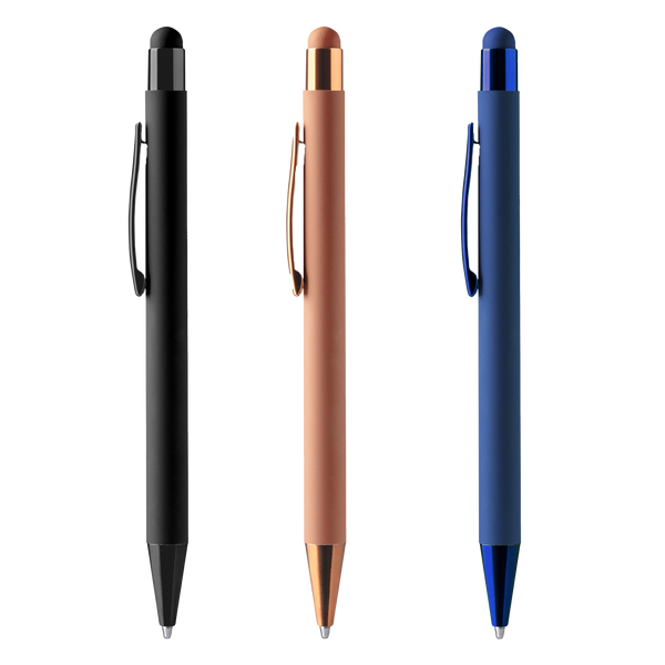 Kombis Eleganta Soft-Touch pildspalva ar lāzergravējumu, elegantas dāvanas priekšmetu ar gludu, mīkstu virsmu un personalizētu gravējumu.