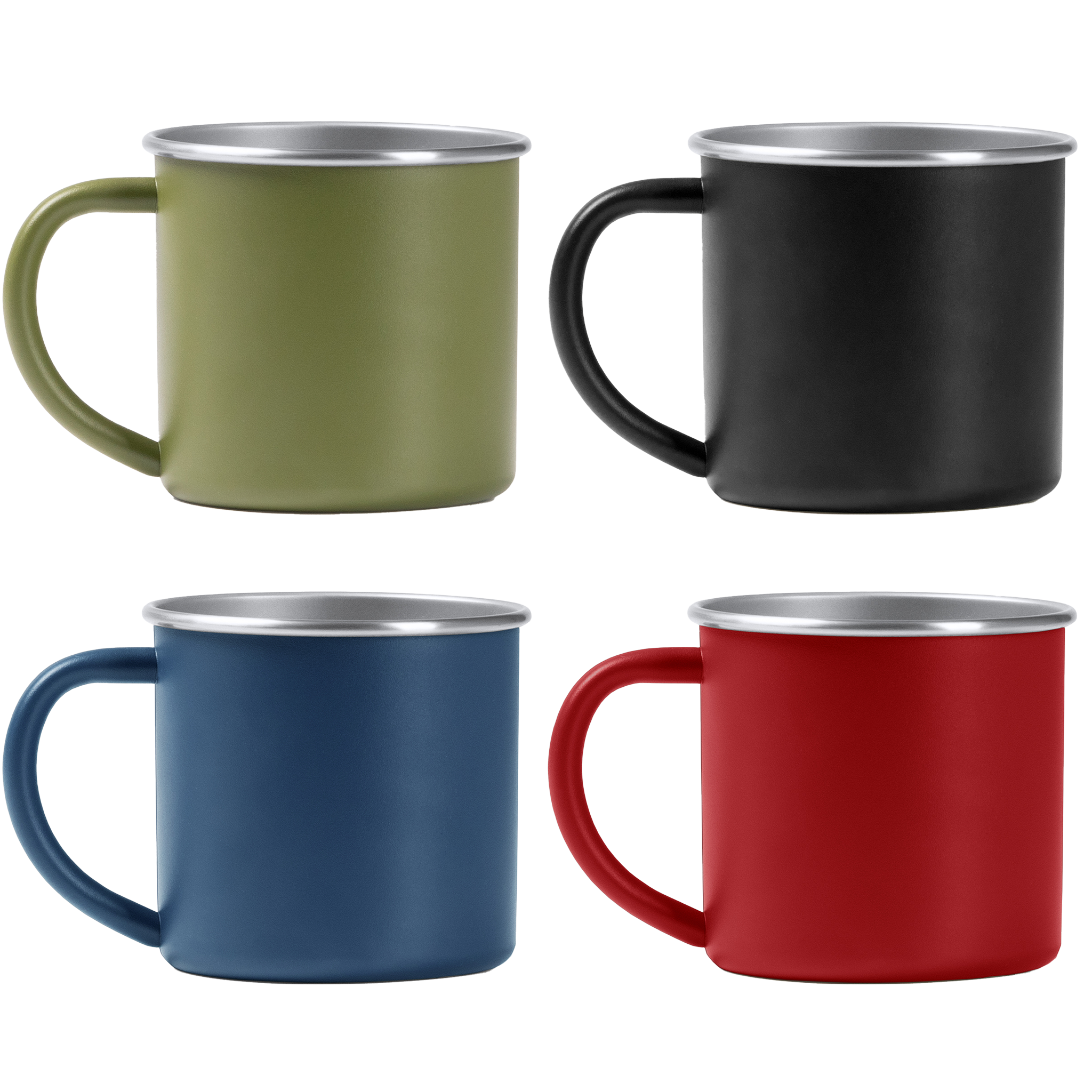 Kombis steel mug with laser-engraved design, suitable as a gift, showing detailed engraving on the metal surface.