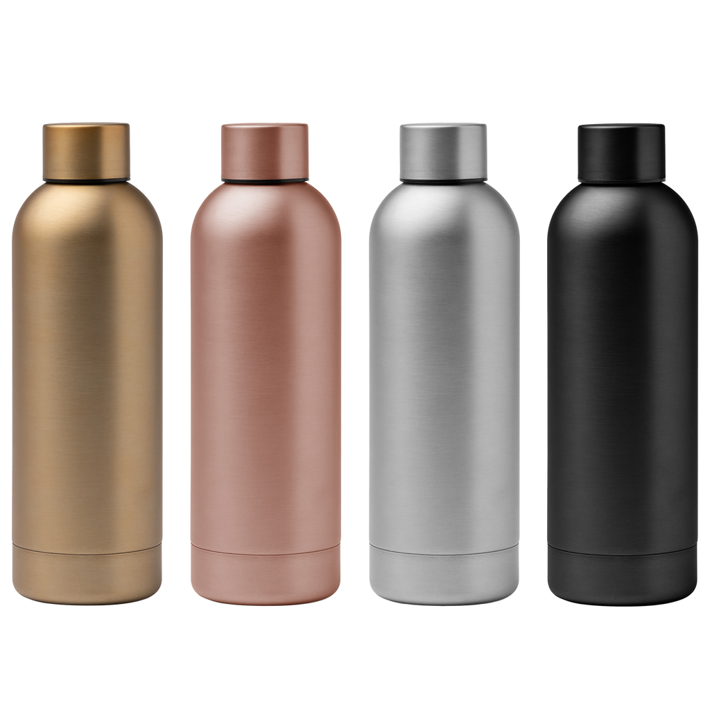 Kombis premium stainless steel 550ml insulated thermos with laser engraving, ideal as a gift for hot and cold beverages