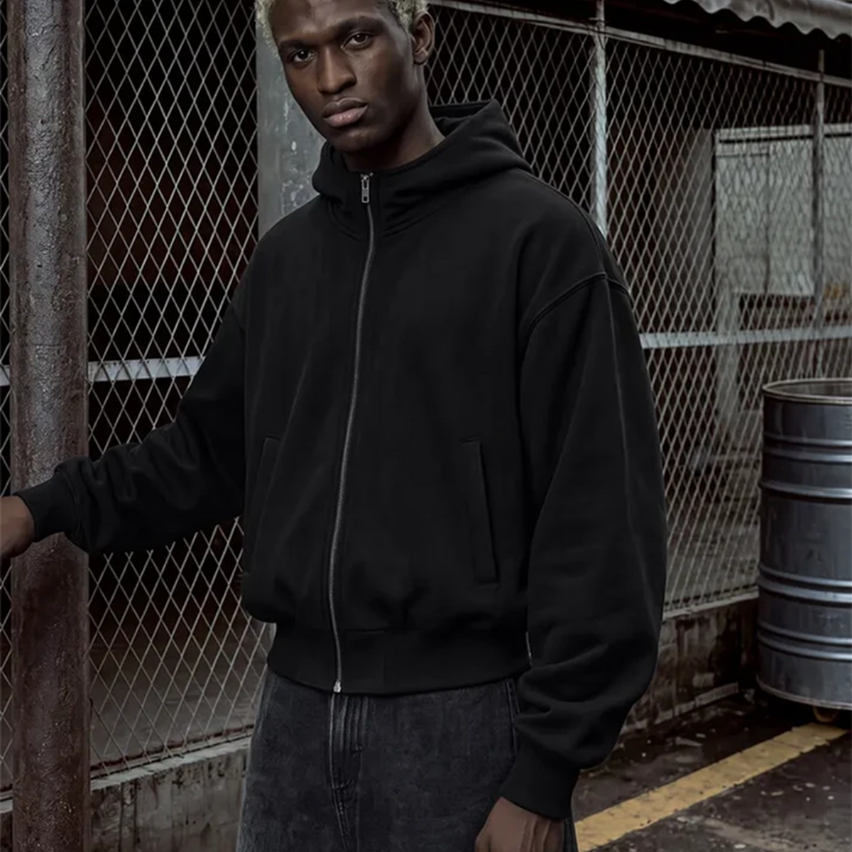 Earth Positive® Bomber Jacket Hoodie EP306