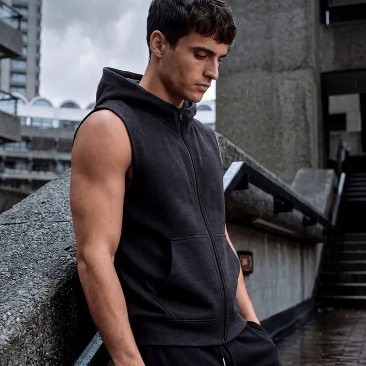 Earth Positive® Sleeveless Full Zip Hoodie EP309