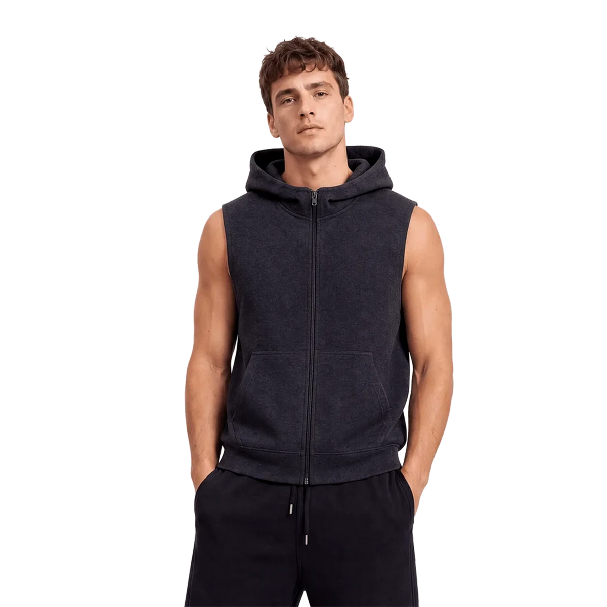 Earth Positive® Sleeveless Full Zip Hoodie EP309