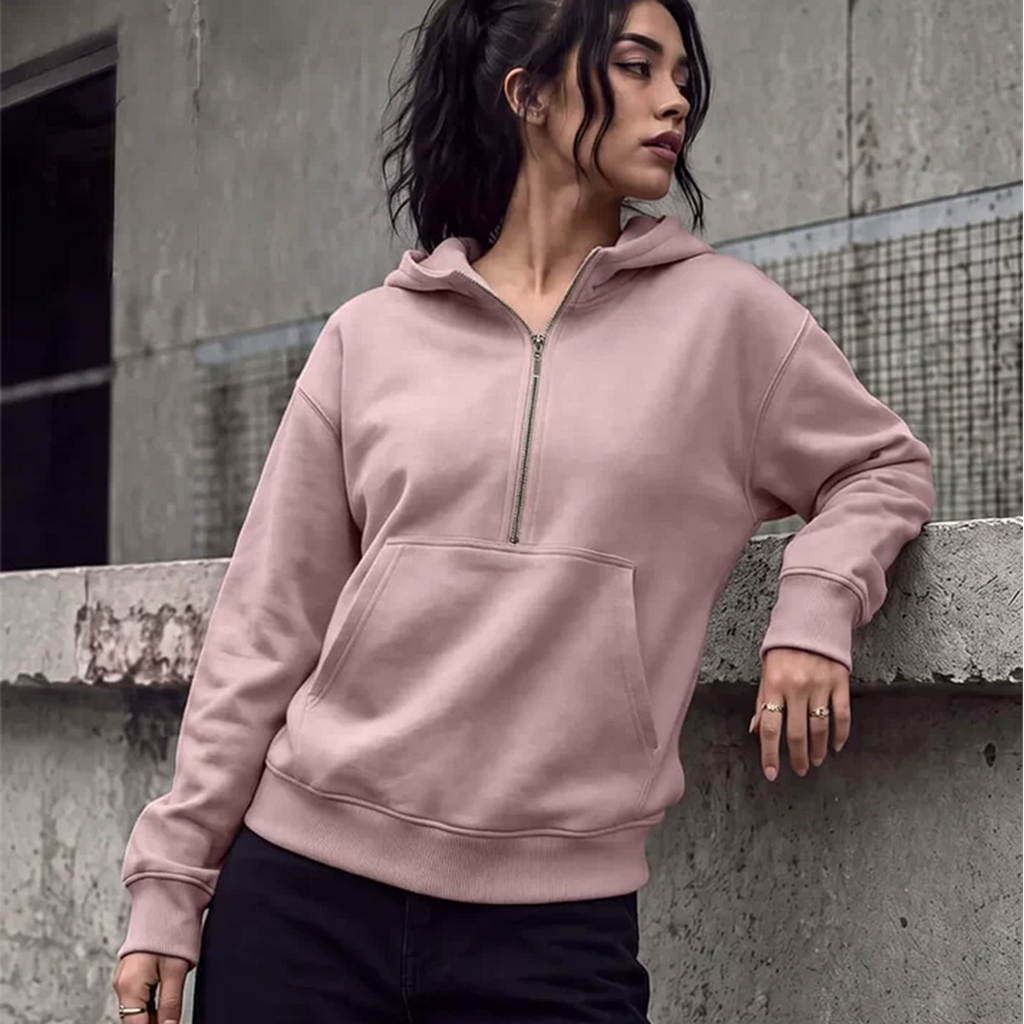 Earth Positive® Women’s Half Zip Hoodie EP314