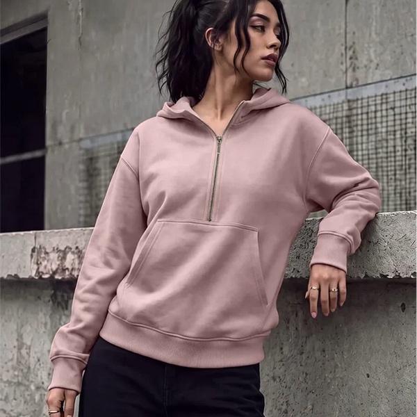 Earth Positive® Women’s Half Zip Hoodie EP314