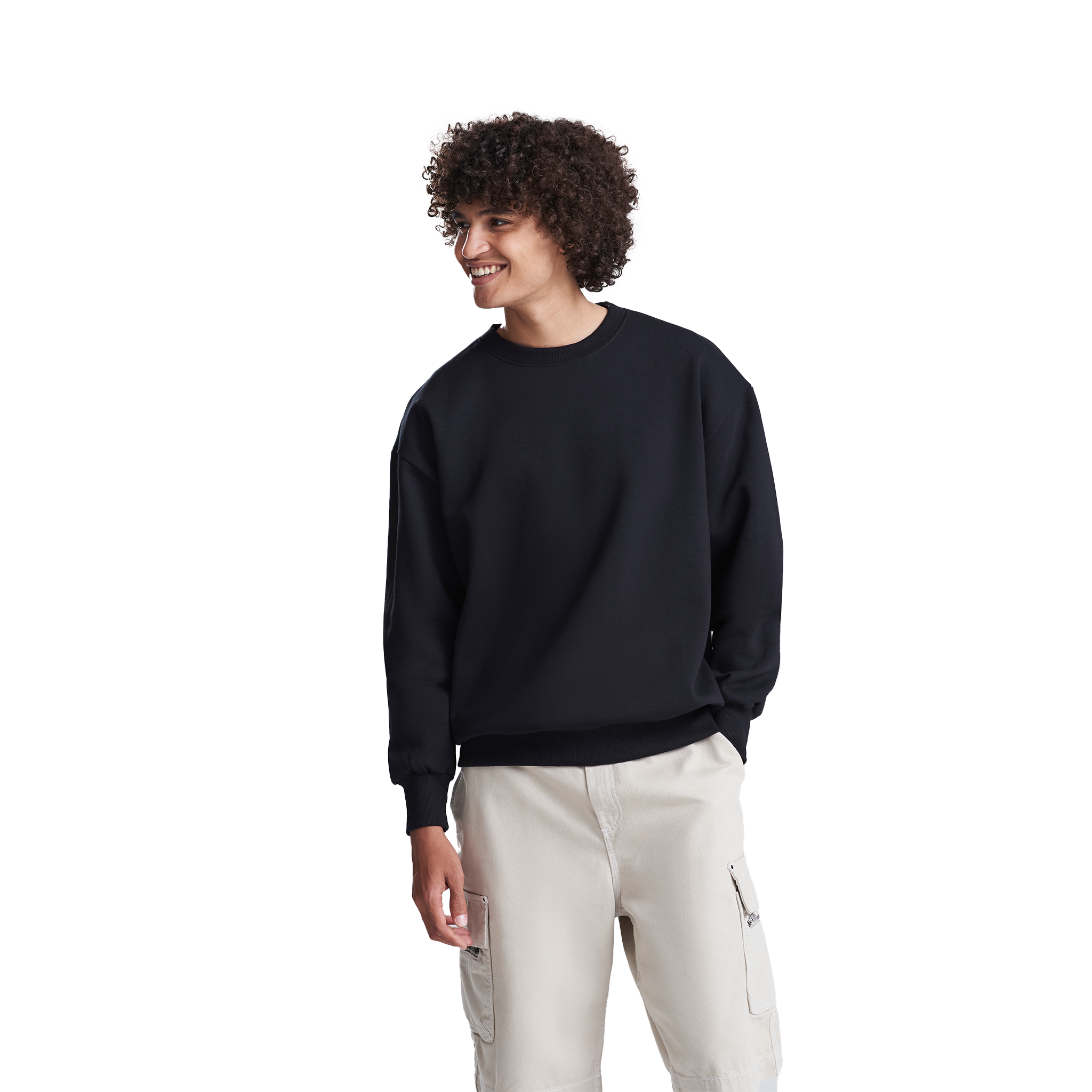 Īpaši biezs oversized džemperis JH123 - Kombis