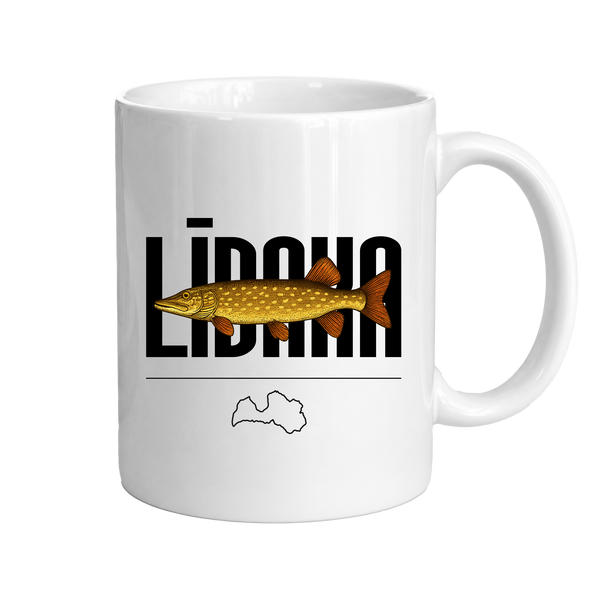 Makšķernieka loms krūze "Līdaka"