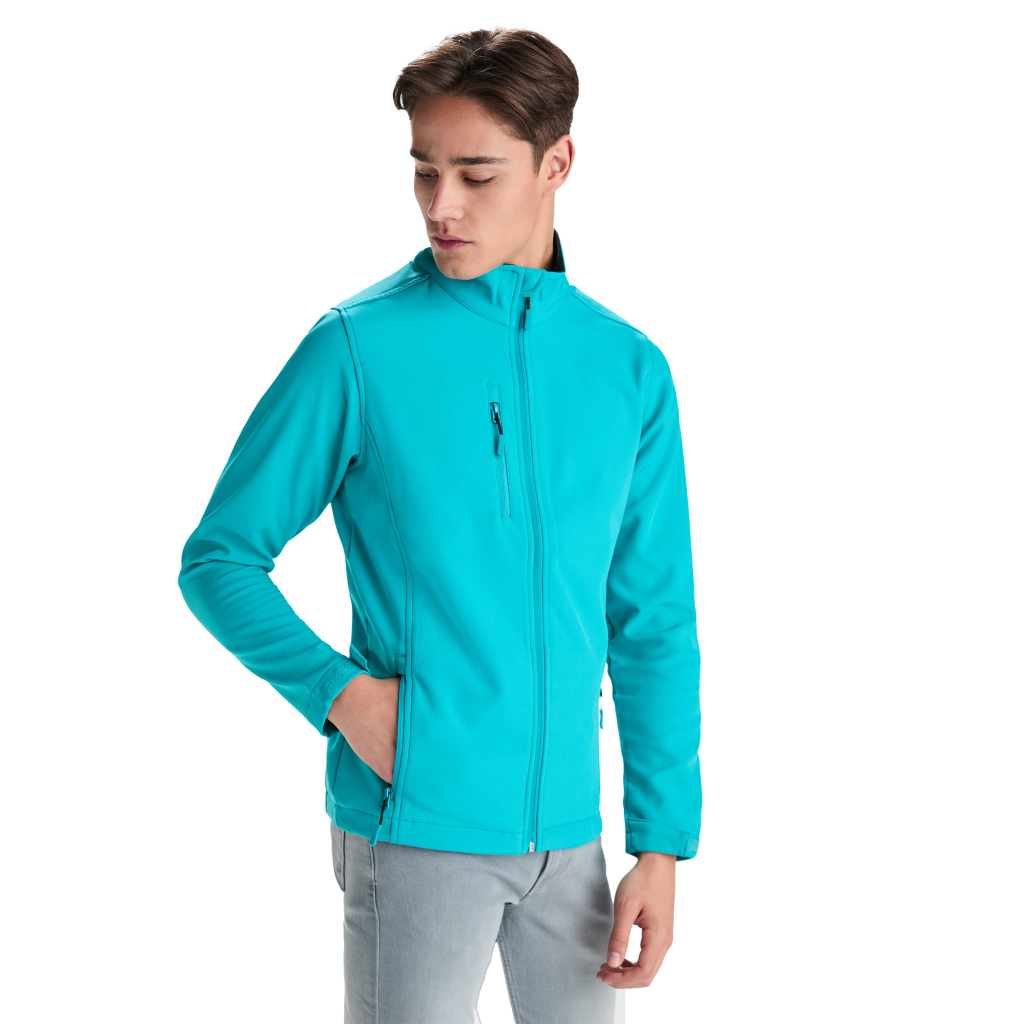 Divslāņu vīriešu softshell jaka NEBRASKA - Kombis