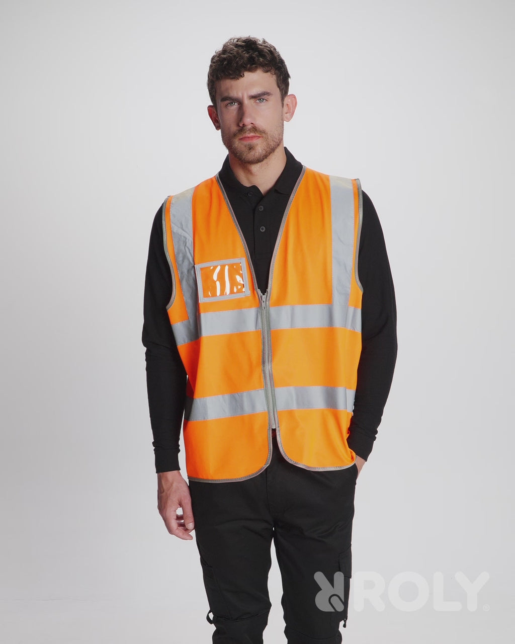 Sertificēta drošības veste ar rāvējslēdzēju POLUX