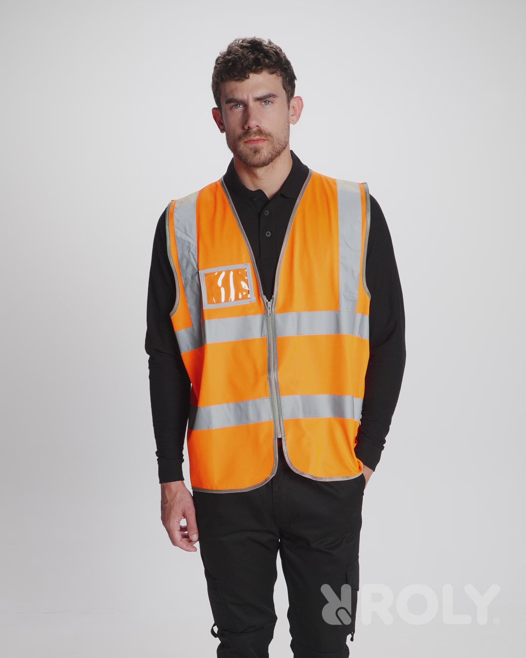 Sertificēta drošības veste ar rāvējslēdzēju POLUX