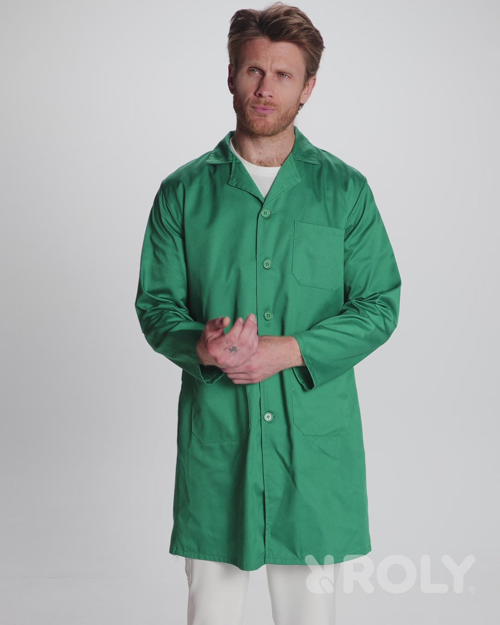 Klasisks unisex darba halāts VACCINE