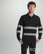 Paaugstinātas redzamības polo krekls ar garām piedurknēm FORAN L/S
