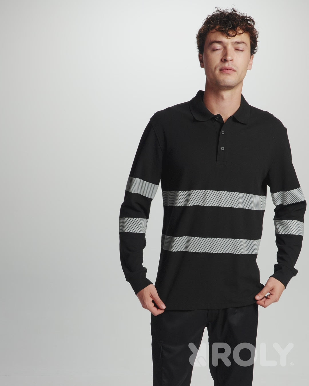 Paaugstinātas redzamības polo krekls ar garām piedurknēm FORAN L/S