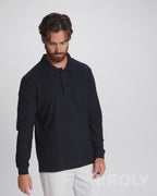 Klasisks kokvilnas garu roku pique polo ROVER L/S